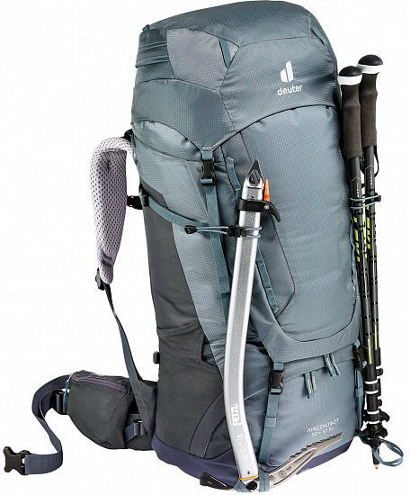 Рюкзак женский Deuter Aircontact 50+10 SL Shale/Graphite - Фото 11 большая