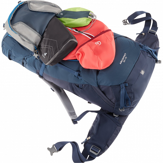 Рюкзак Deuter Aircontact 55+10 Midnight/Navy - Фото 4 большая