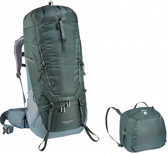Рюкзак Deuter Aircontact 65+10 Ivy/Teal - Фото 7 большая