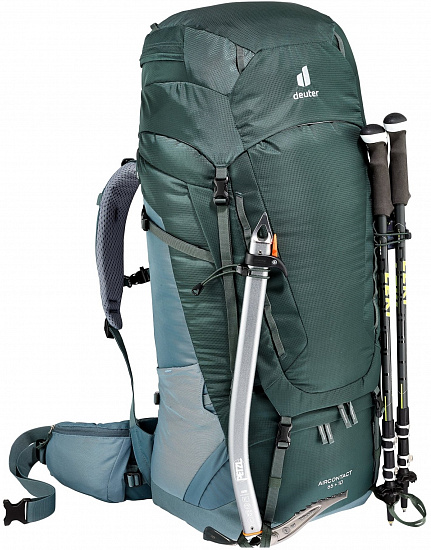 Рюкзак Deuter Aircontact 65+10 Ivy/Teal - Фото 10 большая