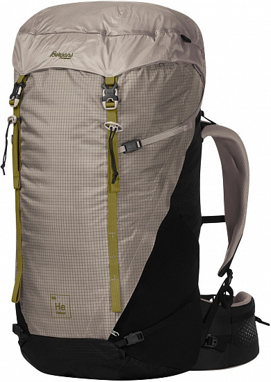Рюкзак женский Bergans Helium V5 55 Chalk Sand/Black/Dark Green Oasis - Фото 1 большая