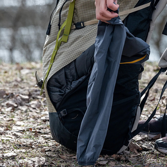 Рюкзак женский Bergans Helium V5 55 Chalk Sand/Black/Dark Green Oasis - Фото 7 большая