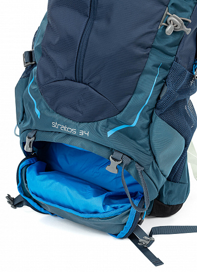 Рюкзак Osprey Stratos 34 Eclipse Blue - Фото 9 большая