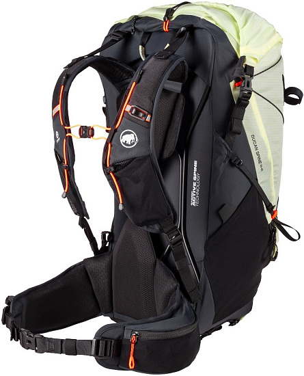 Рюкзак Mammut Ducan Spine 50-60L Sunlight/Black - Фото 2 большая