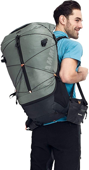 Рюкзак Mammut Ducan Spine 50-60L Granit/Black - Фото 3 большая