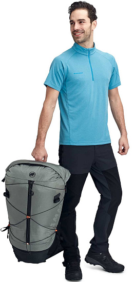 Рюкзак Mammut Ducan Spine 50-60L Granit/Black - Фото 8 большая