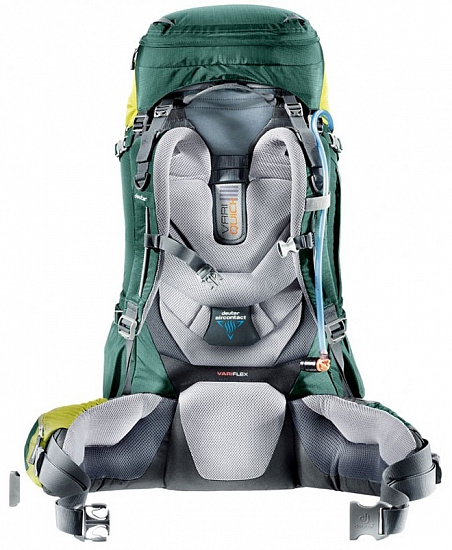 Рюкзак Deuter Aircontact 55 +10 Black-Titan - Фото 2 большая