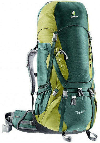 Рюкзак Deuter Aircontact 65 +10 Forest/Moss - Фото 1 большая