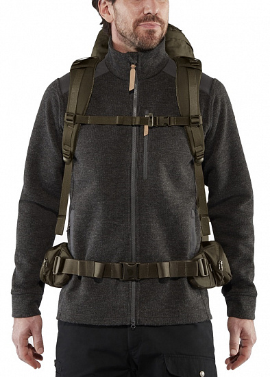 Рюкзак Fjallraven Singi 48 Dark Olive - Фото 8 большая
