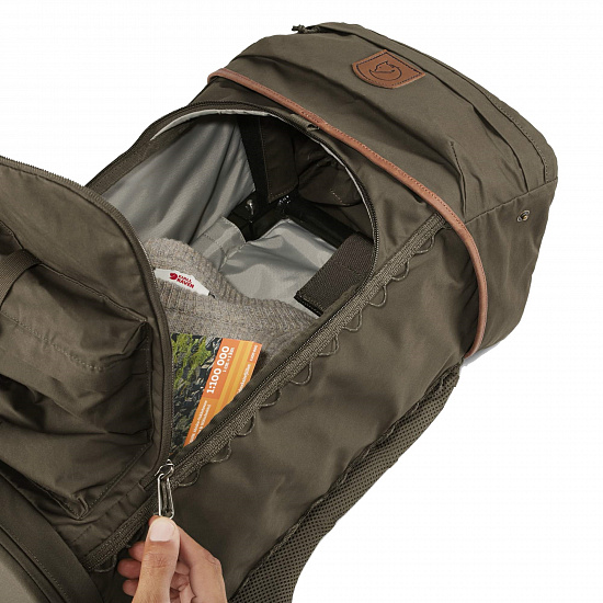 Рюкзак Fjallraven Singi Stubben Dark Olive - Фото 3 большая