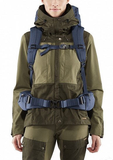 Рюкзак женский Fjallraven Keb 52 Storm-Dark Navy - Фото 4 большая