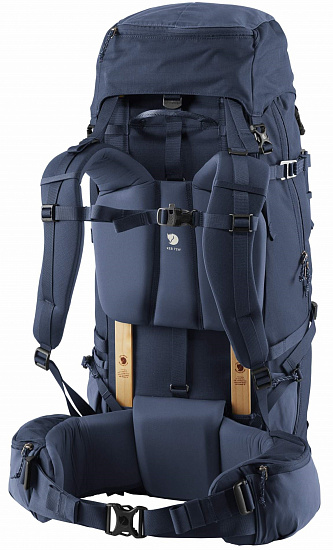 Рюкзак женский Fjallraven Keb 72 Storm-Dark Navy - Фото 2 большая