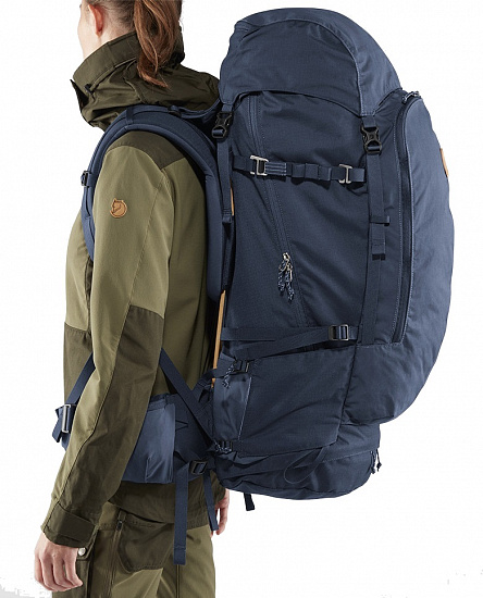 Рюкзак женский Fjallraven Keb 72 Storm-Dark Navy - Фото 5 большая