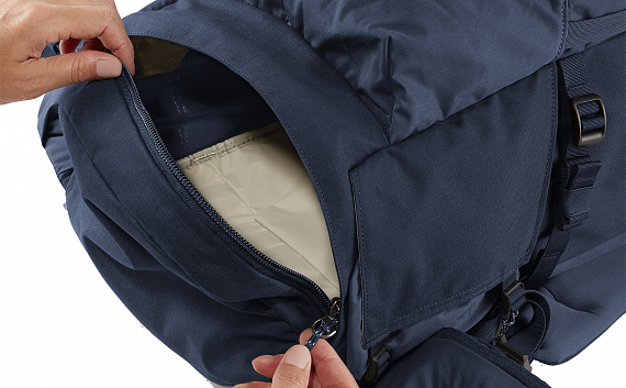 Рюкзак женский Fjallraven Keb 72 Storm-Dark Navy - Фото 9 большая