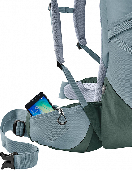 Рюкзак женский Deuter Aircontact Core 45+10 SL Shale/Ivy - Фото 8 большая