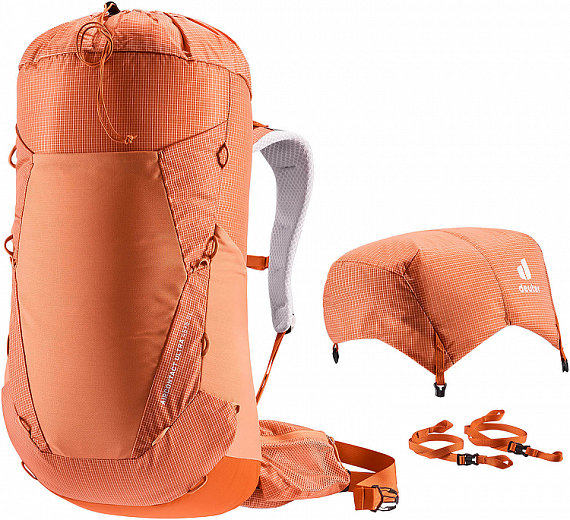 Рюкзак женский Deuter Aircontact Ultra 45+5 SL Sienna/Paprika - Фото 10 большая