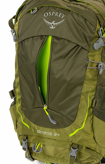 Рюкзак Osprey Stratos 34 Gator Green - Фото 6 большая