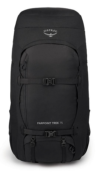 Рюкзак Osprey Farpoint Trek 75 Black - Фото 3 большая