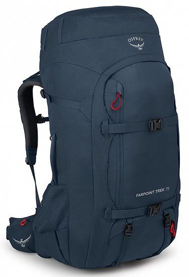 Рюкзак Osprey Farpoint Trek 75 Muted Space Blue - Фото 1 большая