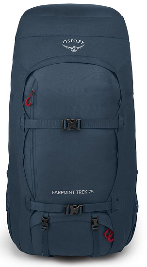 Рюкзак Osprey Farpoint Trek 75 Muted Space Blue - Фото 3 большая
