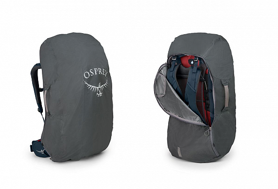 Рюкзак Osprey Farpoint Trek 55 Muted Space Blue - Фото 5 большая