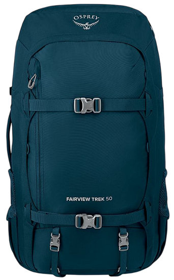 Рюкзак женский Osprey Fairview Trek 50 Night Jungle Blue - Фото 3 большая