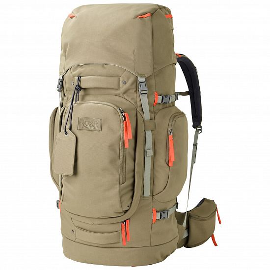 Рюкзак Jack Wolfskin Freeman 65 Burnt Olive - Фото 1 большая