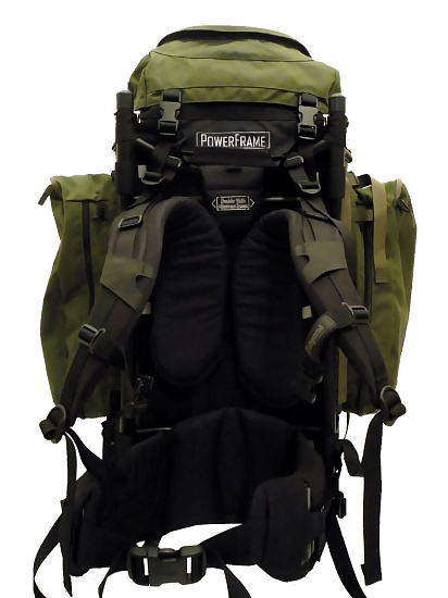 Рюкзак станковый Bergans PowerFrame 130 L Dark Green - Фото 2 большая