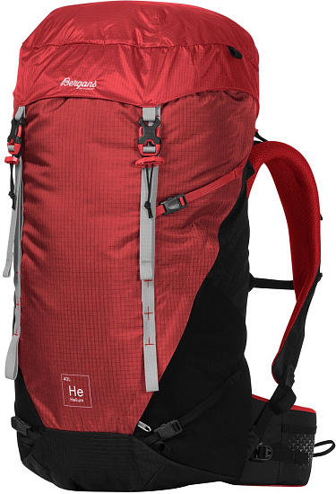 Рюкзак женский Bergans Helium V5 40 Red Sand/Black/Aluminium - Фото 1 большая