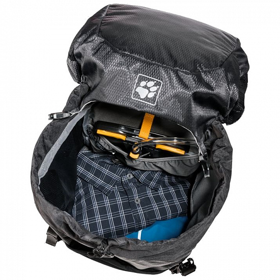 Рюкзак Jack Wolfskin Kalari Trail 36 Pack Leaf dark sky - Фото 5 большая