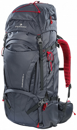 Рюкзак Ferrino Overland 65+10 Dark Grey - Фото 1 большая