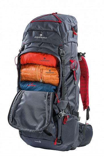 Рюкзак Ferrino Overland 65+10 Dark Grey - Фото 3 большая