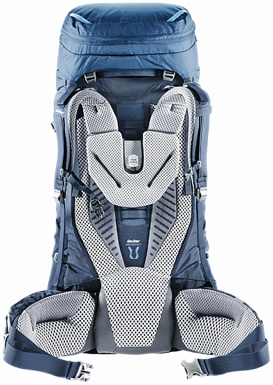 Рюкзак Deuter Aircontact 75 + 10 Midnight-Navy - Фото 2 большая