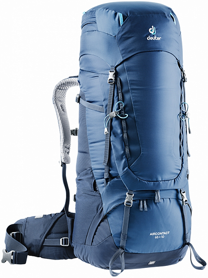 Рюкзак Deuter Aircontact 65 + 10 Midnight-Navy - Фото 1 большая