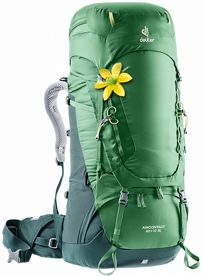 Рюкзак Deuter Aircontact 60 + 10 Sl Leaf-Forest - Фото 1 большая