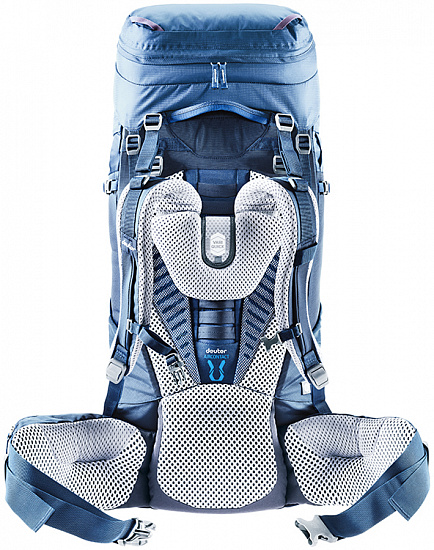 Рюкзак Deuter Aircontact 55 + 10 Graphite-Black - Фото 2 большая