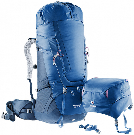Рюкзак Deuter Aircontact 55 + 10 Graphite-Black - Фото 6 большая