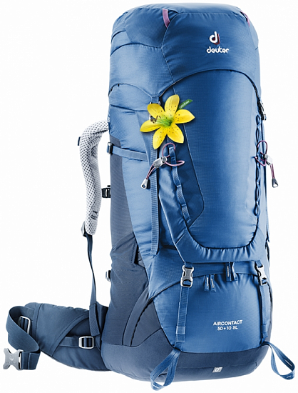 Рюкзак женский Deuter Aircontact 50 + 10 Sl Steel-Midnight - Фото 1 большая