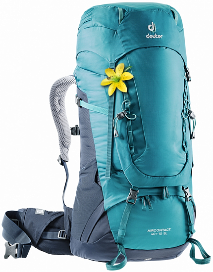 Рюкзак женский Deuter Aircontact 40 + 10 Sl Petrol-Navy - Фото 1 большая