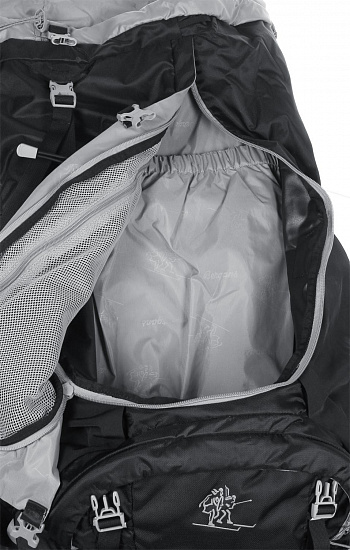 Рюкзак Bergans Glittertind 70 Black/Solid Light Grey - Фото 4 большая