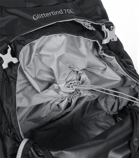 Рюкзак Bergans Glittertind 70 Black/Solid Light Grey - Фото 5 большая
