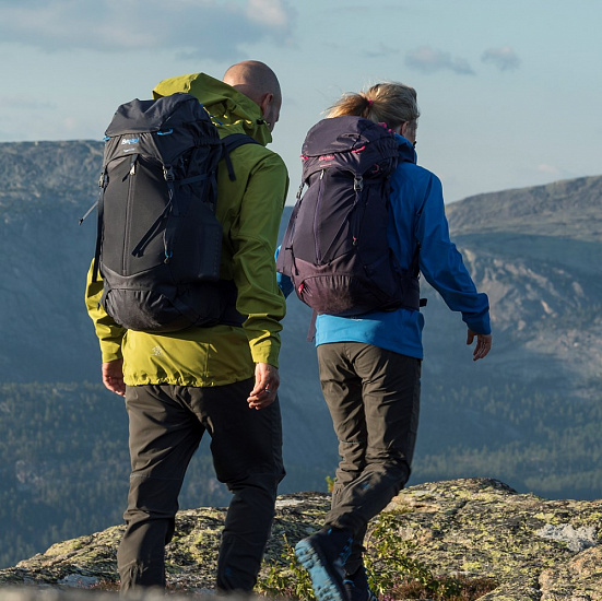Рюкзак Bergans Skarstind 48 Black/Grey - Фото 5 большая