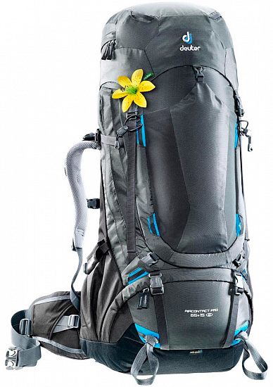 Рюкзак Deuter Aircontact Pro 65 +15 SL Graphite-Black - Фото 1 большая