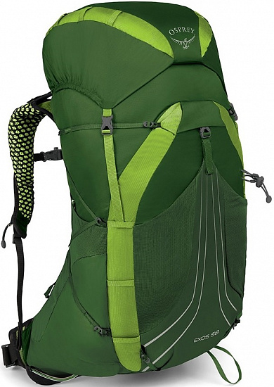 Рюкзак Osprey Exos 58 Tunnel Green - Фото 1 большая
