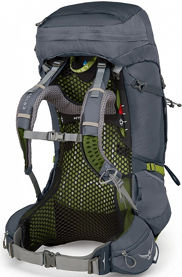 Рюкзак Osprey Atmos AG 65 Abyss Grey - Фото 2 большая
