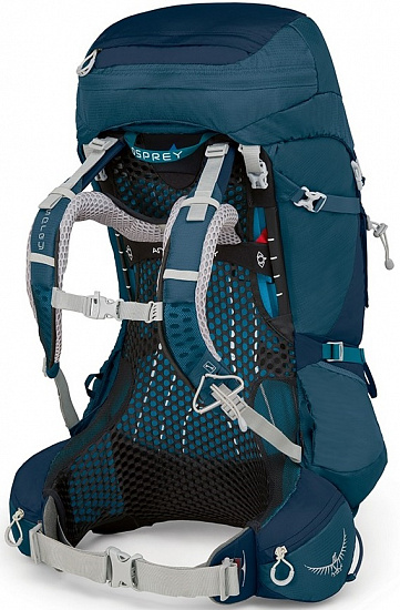 Рюкзак женский Osprey Aura AG 65 Challenger Blue - Фото 2 большая