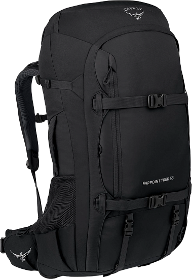 Рюкзак Osprey Farpoint Trek 55 Black - Фото 1 большая