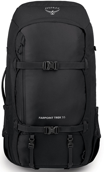 Рюкзак Osprey Farpoint Trek 55 Black - Фото 3 большая