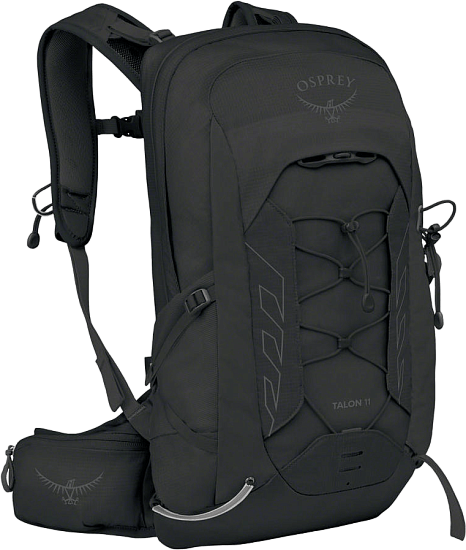 Рюкзак Osprey Talon 11 Black/Coal Grey - Фото 1 большая