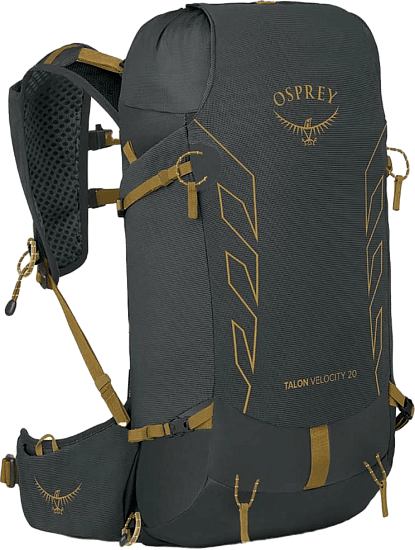 Рюкзак Osprey Talon V-city 20 Dark Charcoal/Tumbleweed Yellow - Фото 1 большая